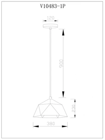 Подвесной светильник Moderli Genoa V10483-1P (220V, на проводе)