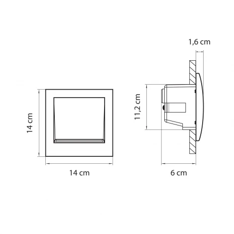Настенный светильник уличный Lightstar Estra 383674 (LED, 220V, IP55)