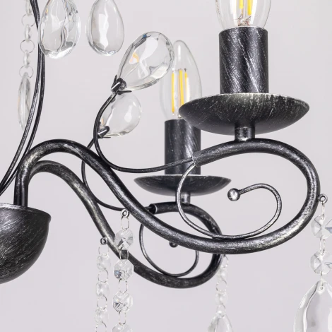 Подвесная люстра De City Лада 442010605 (220V, подвески, на цепи, подсвечник, свеча)