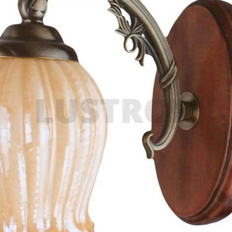 Бра N-Light 854 854-01-01 красное дерево+бронза