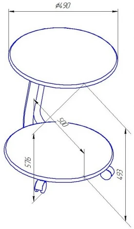 Стол ТДК Оптима 1 приставной, белый