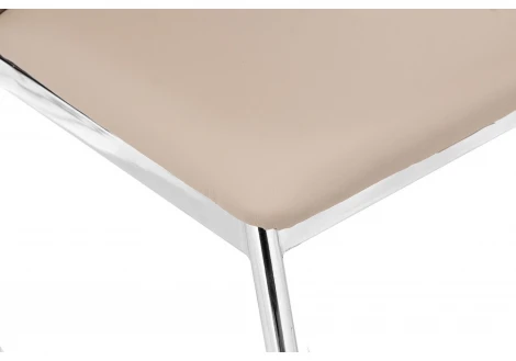 Обеденный стул на металлокаркасе Woodville Okus champagne 11195