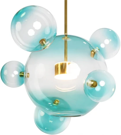 Подвесной светильник Loft It Bolle 2027-P6 Blue (LED, 220V, на проводе, шар, молекулы)