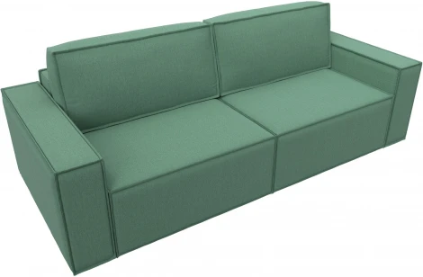 Диван прямой Куба (Зеленый/Рогожка) Лига Диванов арт.124095