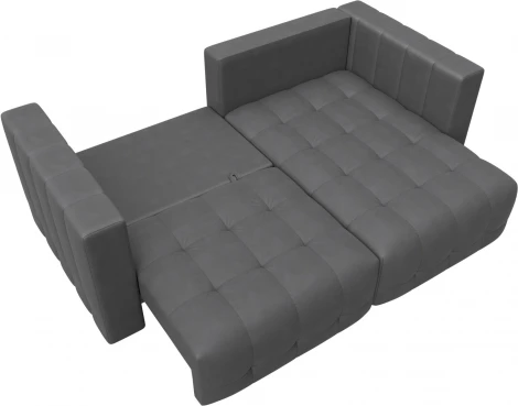 Диван угловой Лига-052 НПБ угол универсальный Лига Диванов (Замша) арт.128816