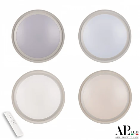 Потолочный светильник светодиодный с ПДУ APL LED Turin 3306.B222-350 White