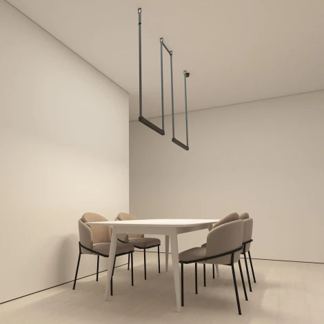 Трековый светильник Downlight 48V Denkirs Belty Grill DK5573-BK (LED)