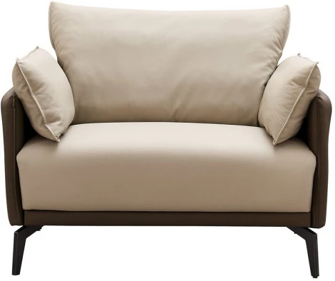 Кресло ESF ELEGANTE NAPPA ELSF015 бежевый 6615-коричневый /Кожа