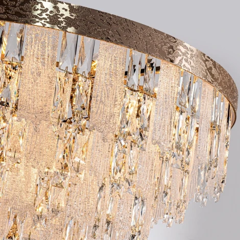 Подвесная люстра хрустальная Modelux MODELUX ML.7206.800 GD