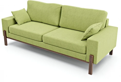 Диван Arsko прямой Хангель рогожка зеленая