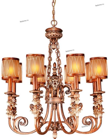 Подвесная люстра N-Light 703 703-08-52 antique silver + speckle brown