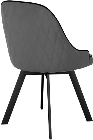 Стул DikLine 266M поворотный, E31 серый, ножки черные арт.00-00072809