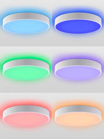 Потолочный светильник светодиодный с пультом ДУ 126W RGB, белый, LED Natali Kovaltseva Modern LED LAMPS 81105/1C