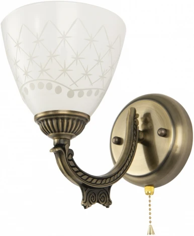 Бра с выключателем Arte Milano AM343837 343837/1W AB (220V)