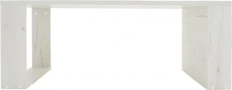 Стол журнальный BeautyStyle 25 дуб крафт белый/без стекла Mebelik арт.008898