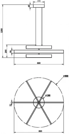 Подвесной светильник Origami MOD163PL-L38B4K Maytoni (LED, 220V, на проводе)