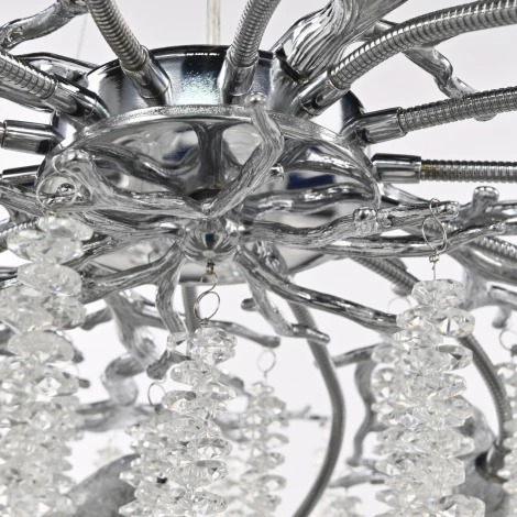 Подвесная люстра хрустальная Arte Milano Milano-1 23110.1000.14.E14.A CW (220V, на тросе)