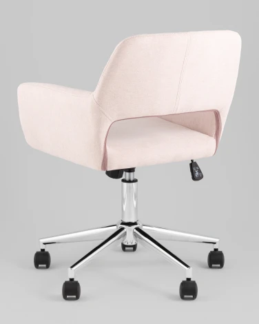 Стул офисный ROSS рогожка светло-розовый Stool Group арт.УТ000039439