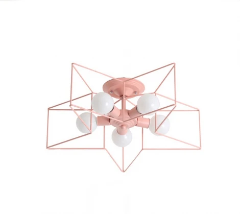 Потолочная люстра на штанге Asteri Pink Imperiumloft Asteri01 (178360-26) (для детской, 220V)