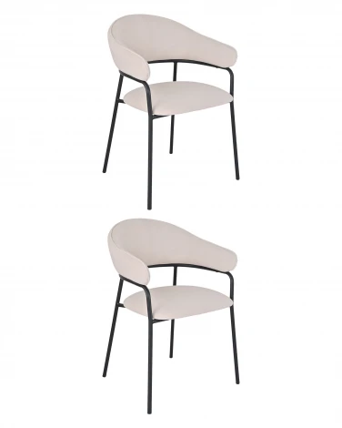 Стул обеденный Stool Group Leya кремовый 2 шт. УТ000042043