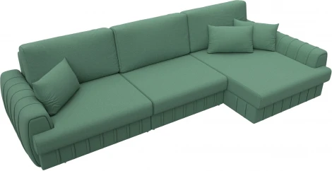 Диван угловой Лига-057 НПБ Лонг угол правый Лига Диванов (Рогожка) арт.129296