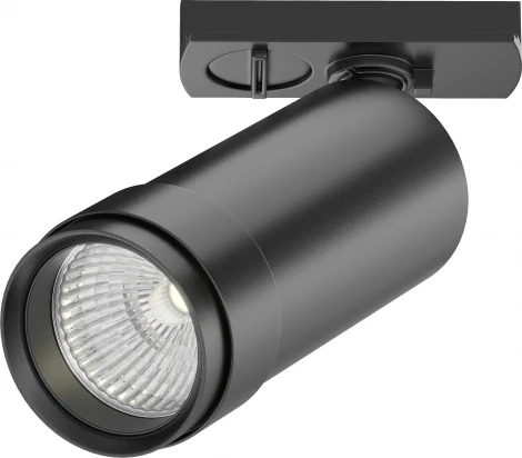 Трековый светильник Focus Led Zoom Unity 4000K 12Вт 15° (однофазный) Maytoni Technical TR021-1-124K-Z-B (220V, круглые)