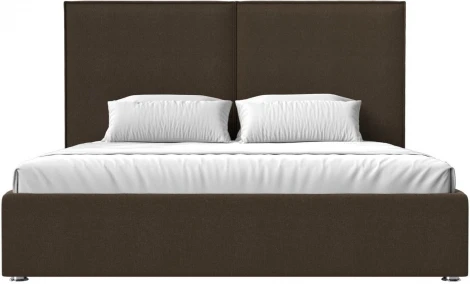 Кровать интерьерная Аура 200 (Коричневый/Рогожка) Лига Диванов арт.120570