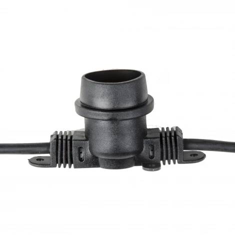 Гирлянда Uniel UDL-K110 40/E27/10M IP65 BLACK BELT-LIGHT
