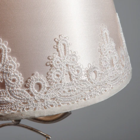 Интерьерная настольная лампа Eurosvet Incanto 01022/1 серебро (220V, выключатель)