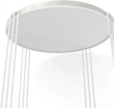 Столик кофейный Sheffilton SHT-CT33-1 белый муар/бетон лофт от фабрики Sheffilton