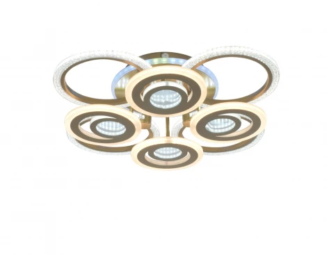 Потолочная люстра SS1L M68591-4+4+1 181W AB 000030281 Мелодия Света