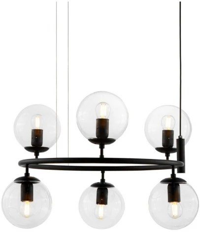 Подвесная люстра Lumina Deco LDP 6034-6 RND BK