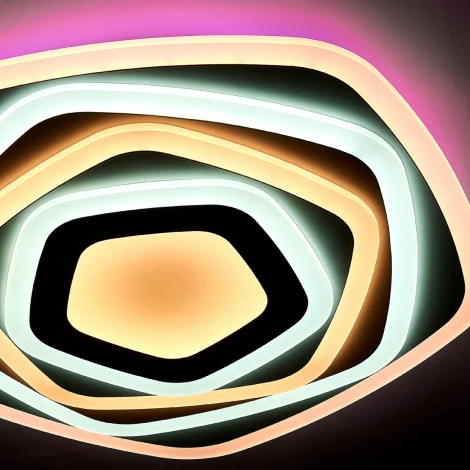 Потолочный светильник RGB Citilux Триест Смарт CL737A54E (LED, 220V, умный дом - Алиса, Маруся, Сири)