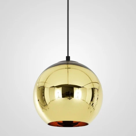 Подвесной светильник Copper Shade Gold D30 ImperiumLoft 40,018 (182697-22) (220V, на проводе, шар)