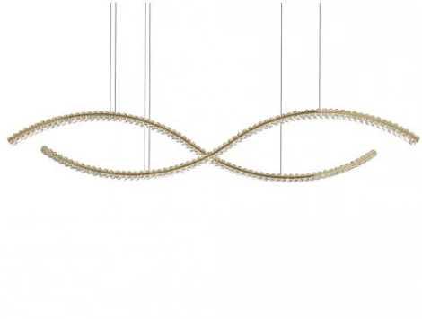 Подвесной светодиодный светильник Newport 8240 8242N/160 gold (220V, на тросе)