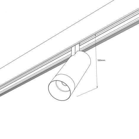 Трековый светильник магнитный 8V 48W RAUMBERG MGSPOT8Bk 4000K (LED)