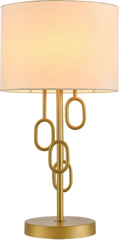 Настольная лампа (13026/1T Gold) Indigo Amali V000477 (220V, круглые)