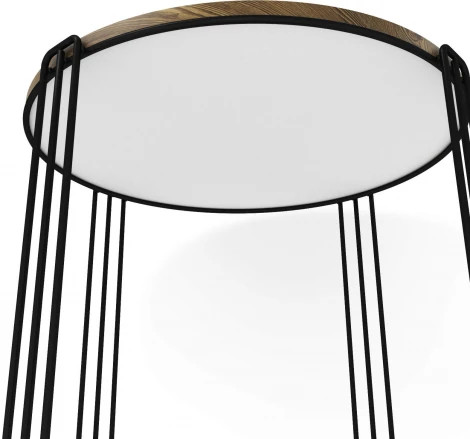 Столик кофейный Sheffilton SHT-CT33 черный муар/светлый орех от фабрики Sheffilton