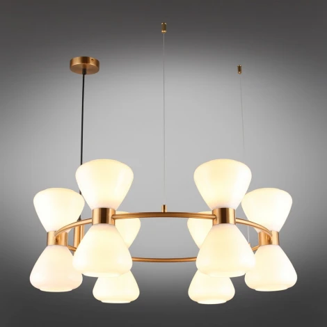 Подвесная люстра Omnilux Trevasco OML-59603-12 (220V, на тросе)