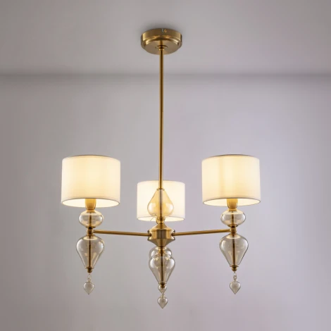 Потолочная люстра на штанге Freya Raise FR5369CL-03BS (220V)