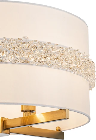 Потолочная люстра на штанге Indigo Effetto V000514 (220V, круглые)