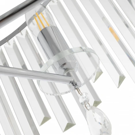 Подвесная люстра хрустальная на штанге Arte Milano Sorrento-2509 372509/6/250/500 CR (220V)