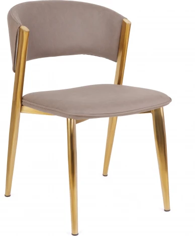 Стул обеденный Аманда DC-1115, бежевый/золотой IST-CASA