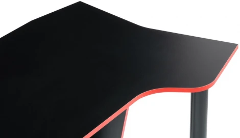Компьютерный стол Woodville Алид черный / красный 474251