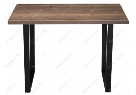 Стол Woodville Эльпатия 130 дуб велингтон / черный матовый 420992