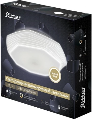 Светильник потолочный светодиодный диммируемый Ritter Mira 52211 9