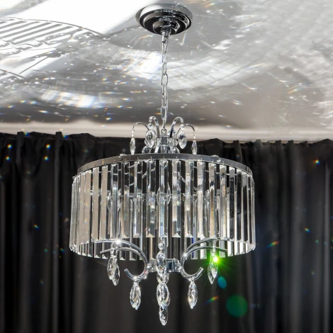 Подвесная люстра Citilux Инга CL335161 (220V, подвески, на цепи, круглые)