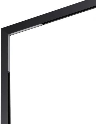 Трековый угловой светильник низковольтный диммируемый Novotech Flum 359504 SHINO черный LED 24W 48V 3000-6500K