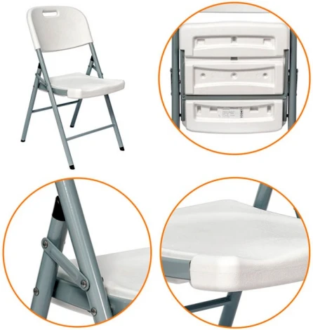 Стул складной Сатурн белый