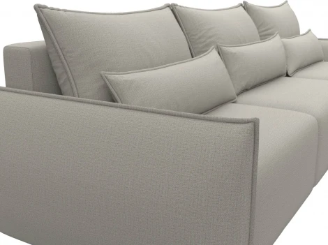 Диван угловой Лига-051 НПБ Лонг угол универсальный Лига Диванов (Рогожка) арт.128659